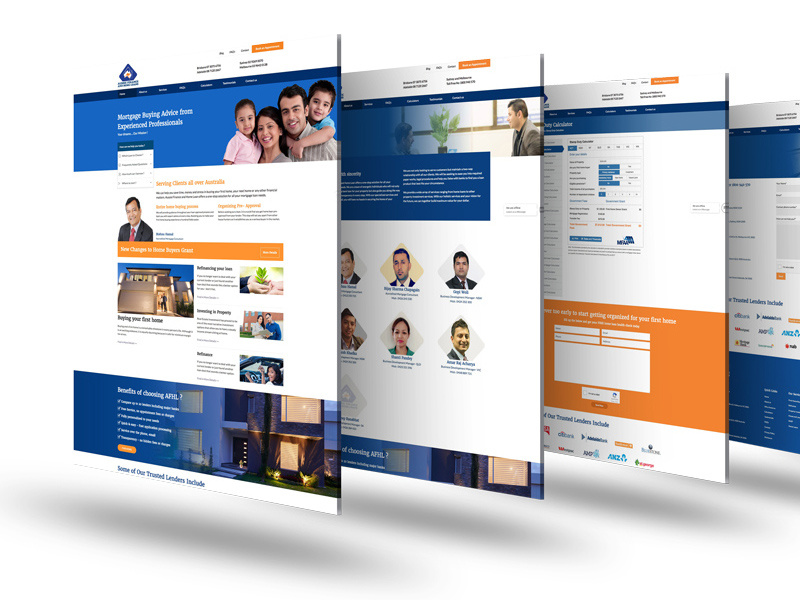 Mortgage Broker site by Pjay Pokhrel on Dribbble