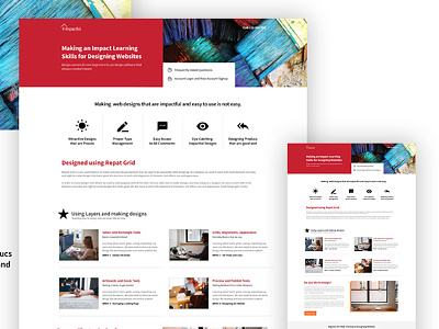 Daily Design Practice clean sydney ui webdesign website