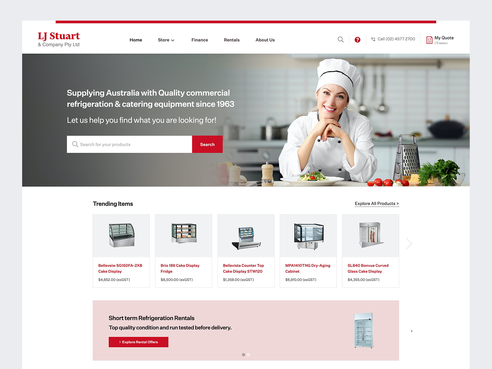 Catering Equipment Online Store By Pjay Pokhrel On Dribbble   Catering Equipment Provider 4x 