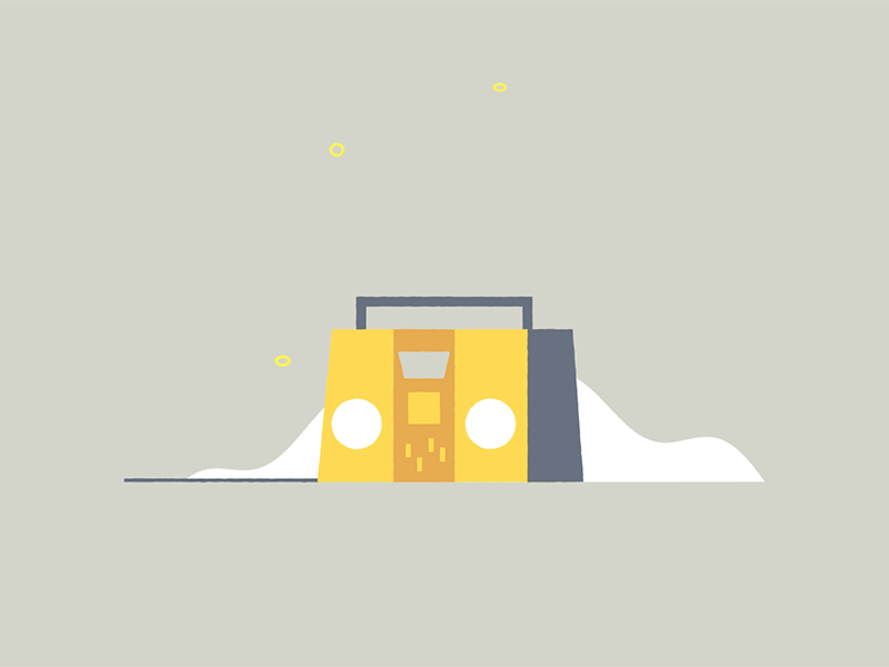 Boombox animation boombox gif illustration