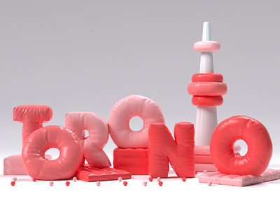 Toronto 3d typography