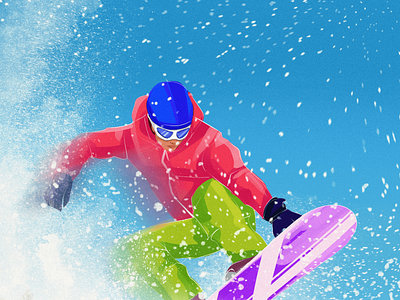Snowboarder characterdesign digital art digital illustration drawing illustration illustrationoftheday portrait