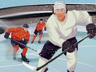 Real men play hockey. characterdesign digital art digital illustration drawing illustration illustrationoftheday portrait