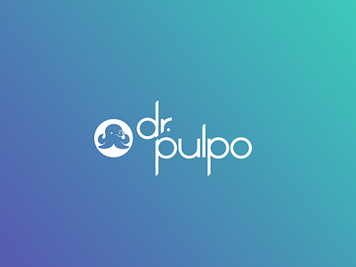 Dr Pulpo branding color cute geometric icon lettering octopus