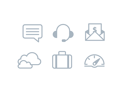 Nubity - Navbar iconwork billing clouds company dashboard icon illustration notifications nubity support vector