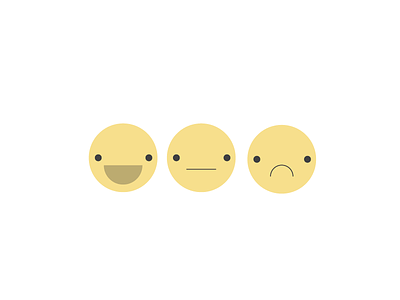 Mood Smileys - Freebie! .ai dislike freebie happy mood neutral sad smileys