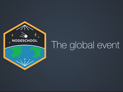 Nodeschool International Day Sticker collaboration event javascript mission patch nodeschool sticker