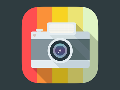 Color Viewfinder Icon camera color icon illustration vector