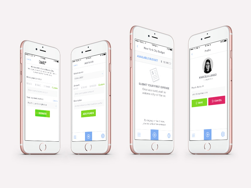 Open Collective management money expense ui mobile app fintech