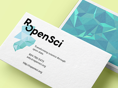 ROpenSci - Brand branding generative logo polygon science