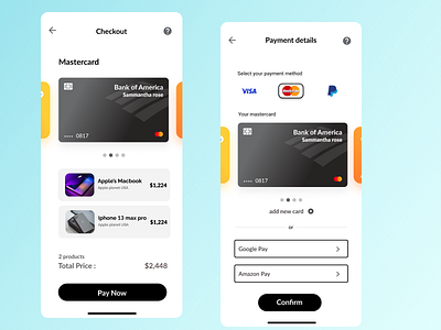 Credit card checkout #002 app card checkout creditcard design details figma letsdesign money tranfer payment ui ux