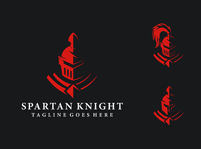 SPARTAN branding business character company design icon identity illustration knight logo spartan vector warrior