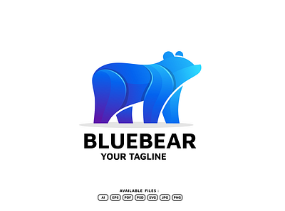 BEAR abstract animal bear branding business colorful company design icon identity illustration logo media network polar tech vector
