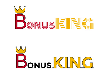 Bonus King logo branding design graphic design logo vector