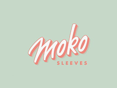 Moko Sleeves Logo Design anthony filipe branding craw handlettering lettering logo design logotype music design no shave studio