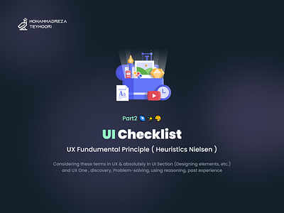 UI Checklist for artwork (along with hints💡) checklist laws principle ui ux