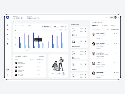 Attendance Dashboard UI admin dashboard admin panel attendance dashboard branding card dashboard dashboard design design dribbble employee login dashboard gradient graphic design illustration simple typography ui uiux user dashboard ux web