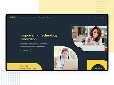 Server Support Company Landing  Page