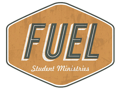 Fuel Student Ministries Logo clean font fuel illustrator logo ministries rustic simple student type vector vintage