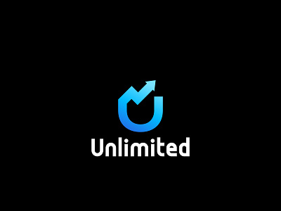 Unilimited logo 3d animation branding design e ecommarce logo graphic design illustration logo logo branding logo desig motion graphics typography u e commarce logo u logo u logos u marketing logo ui vector