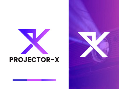 letter P+X / projactor logo