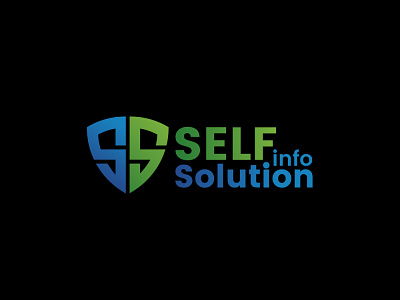 letter s+s / self solution info logo