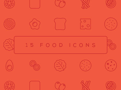 15 Food Icons