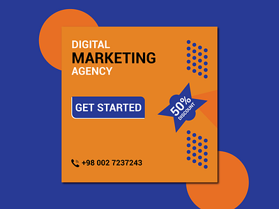 Digital Marketing Agency Social Media Banner branding graphic design instagram banner logo social media design social media post social media templete