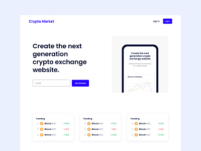 Crypto Website Template