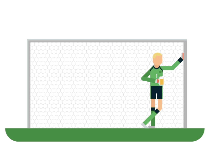 Lonely goalie