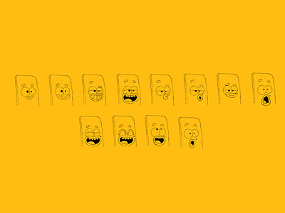 Oscar Mayer "Keep It Oscar" Character Expression Sheet