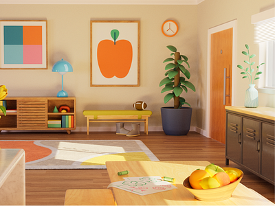 Family Values | 3D Environment Style Frame by Made by Radio on Dribbble