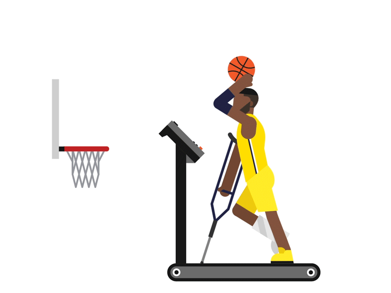 Paul George - ESPN basket ball espn george gif injury net paul sport treadmill