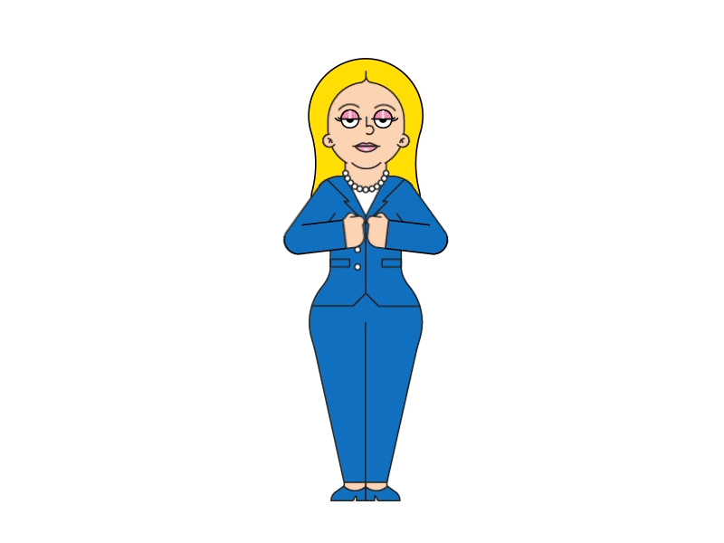 Hillary 2016 animation app clinton emoji emoticon gif hilary keyboard vector