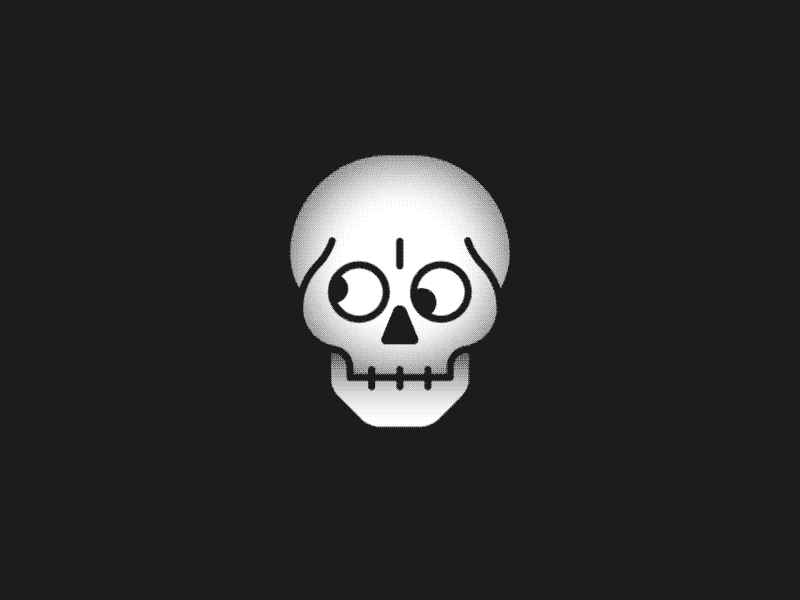 Dem crazy eyes animated emoji emoticon eyes gif icon skull sticker vector