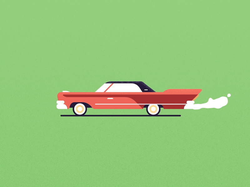 Classic Cars car cars colourful icons smoke vector