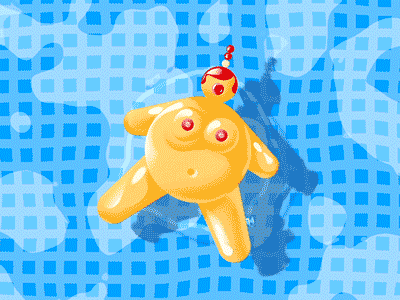 Summer time, almost :) vector reflection water blowupdoll swimmingpool swimming character gf animation