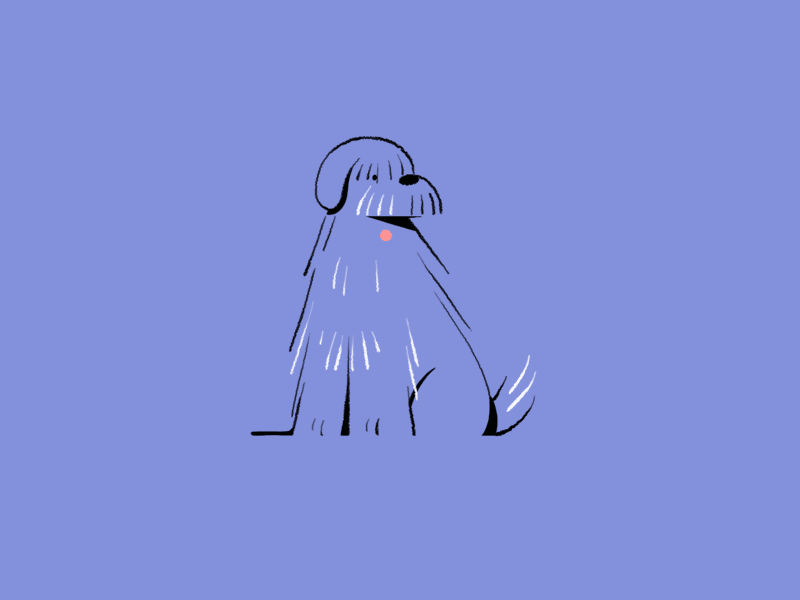 Doggo animation cel dog gif illustration motion pet pets