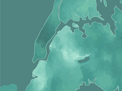 map of nyc app branding graphic design illustration