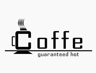 Coffe guaranted hot branding design icon illustration logo typography vector