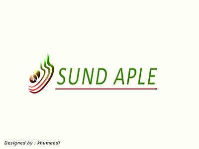 Logo Sund Apple branding design icon logo typography vector