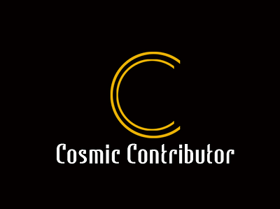 Cosmic Contributor branding design graphic design icon logo