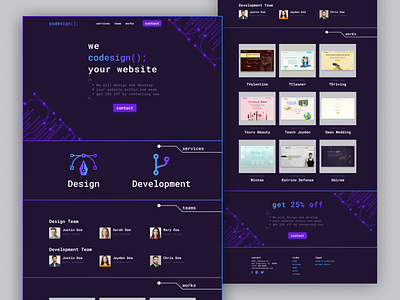 Landing Page - Codesign