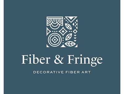 Fiber Art Logo adobe ai branding design graphic design illustration logo typography vector