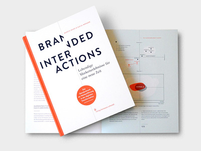 Branded Interactions book branding cover cover design design thinking interaction