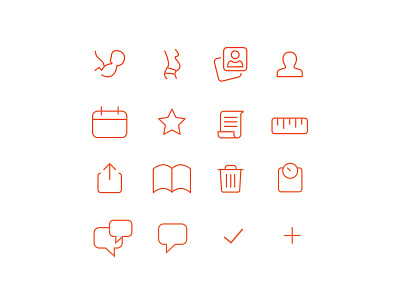 Urbia Icons cute friendly icondesign icons line icons minimal rounded simple urbia