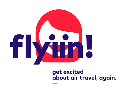 Flyiin early illustrations airtravel branding flyiin illustration logo minimum viable branding mvb