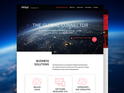 Corporate Design for Relayr branding iot web