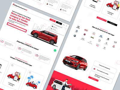 Used Cars Store / Dealer landing page