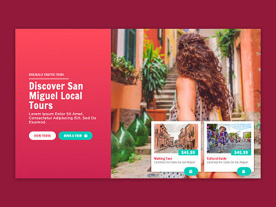 Local Tour Company elementor tourism tours uiux uxdesign webdesign